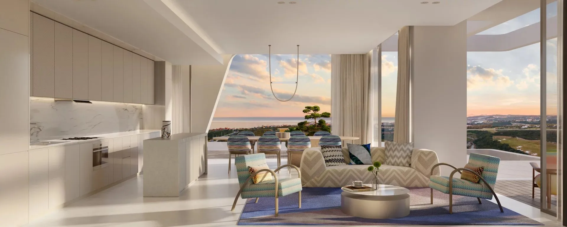 Eccezionale appartamento con 4 camere da letto a Casares con vista panoramica sul mare