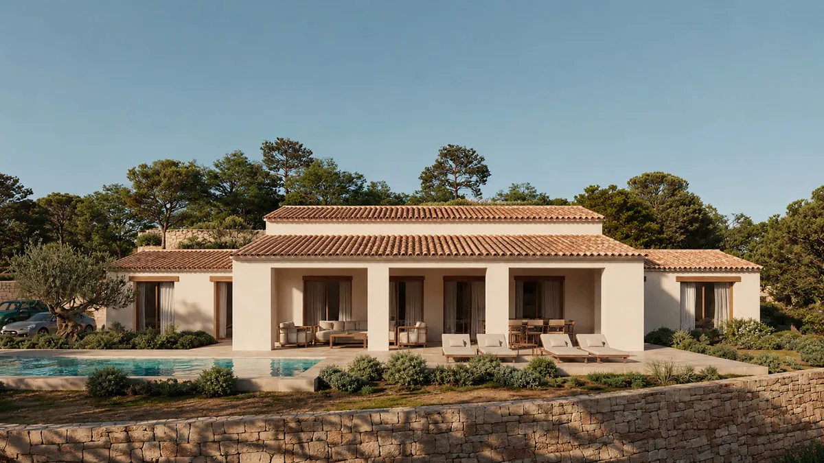 Villa Contemporanea Affacciata a Sud a Benissa con Piscina Privata e Viste Panoramiche