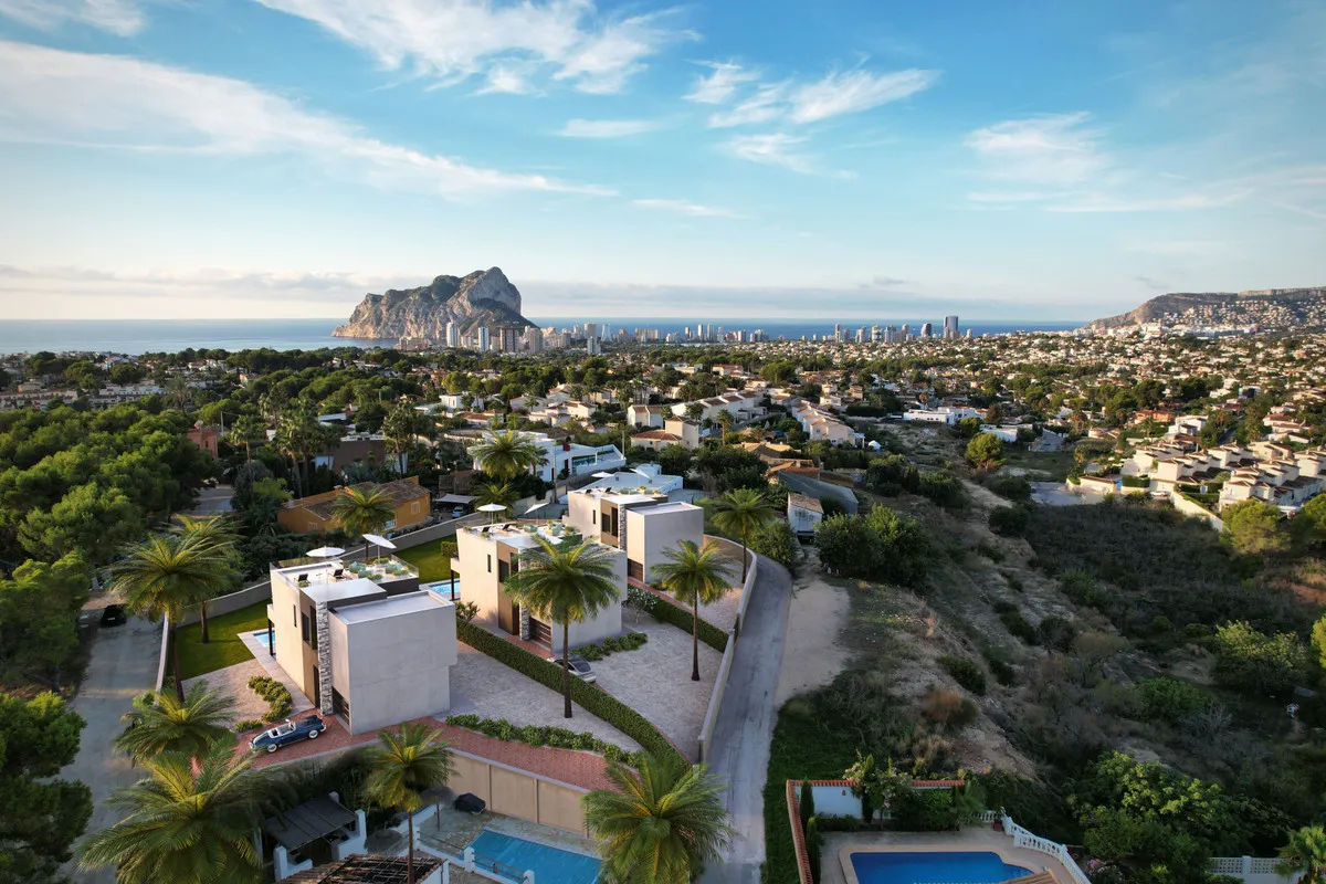 Moderne 3-Schlafzimmer-Villa in Calpe Centro, Costa Blanca