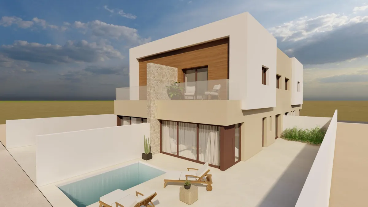 Townhouse with Sea Views in Santiago de la Ribera, San Javier