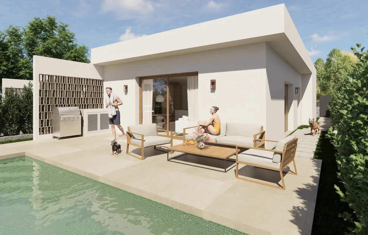 Three-bedroom private villa in Los Montesinos Centre, Costa Blanca South