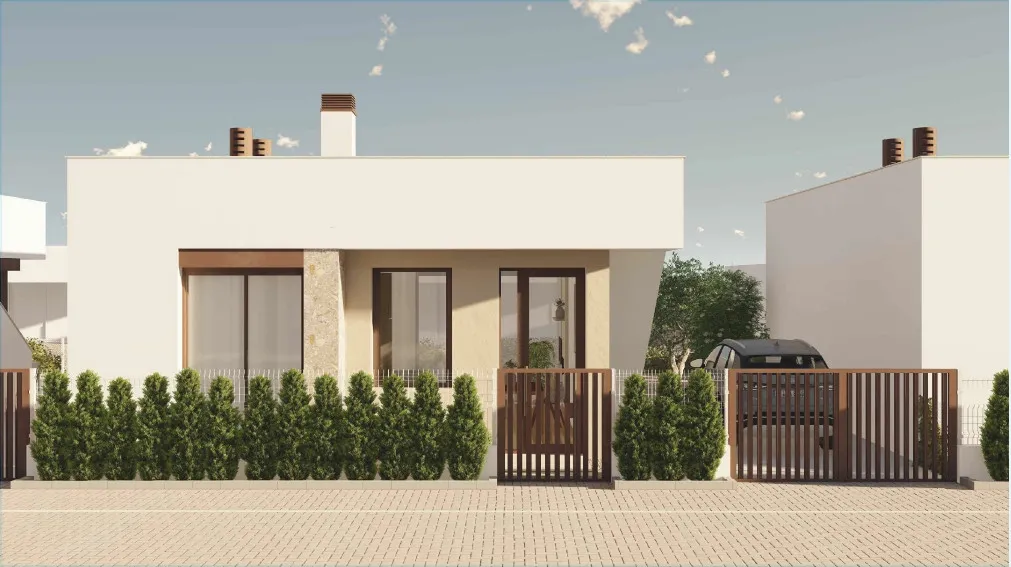 Villa moderne de 2 chambres avec piscine privée à Hacienda del Álamo, Fuente Álamo de Murcia